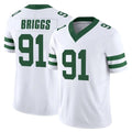 Kieara NY.Jets #91 Jowon Briggs Player White Legacy Limited Vapor F.U.S.E. Home Game Stitched Jerseys