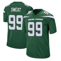Kieara NY.Jets #99 T'Vondre Sweat Player Green Home Game Stitched Jerseys