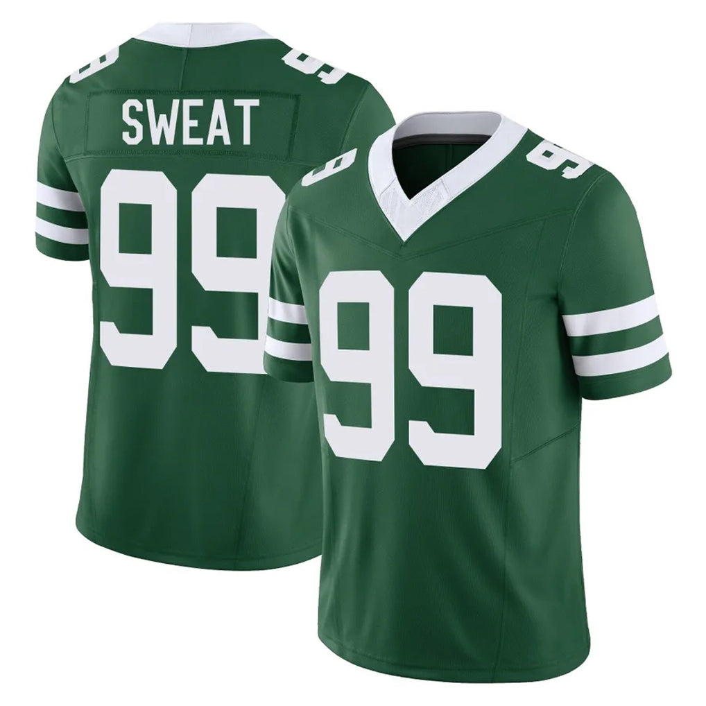 Kieara NY.Jets #99 T'Vondre Sweat Player Green Legacy Limited Vapor F.U.S.E. Home Game Stitched Jerseys
