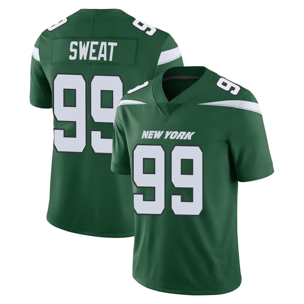 Kieara NY.Jets #99 T'Vondre Sweat Player Green Limited Vapor Home Game Stitched Jerseys