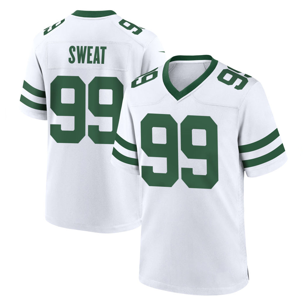 Kieara NY.Jets #99 T'Vondre Sweat Player White Legacy Home Game Stitched Jerseys