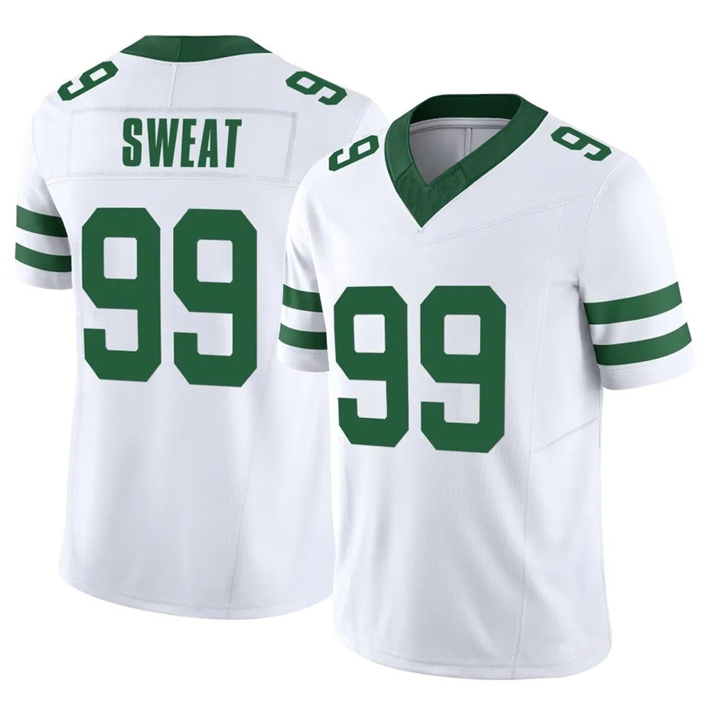 Kieara NY.Jets #99 T'Vondre Sweat Player White Legacy Limited Vapor F.U.S.E. Home Game Stitched Jerseys