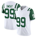Kieara NY.Jets #99 T'Vondre Sweat Player White Limited Classic Vapor F.U.S.E. Home Game Stitched Jerseys