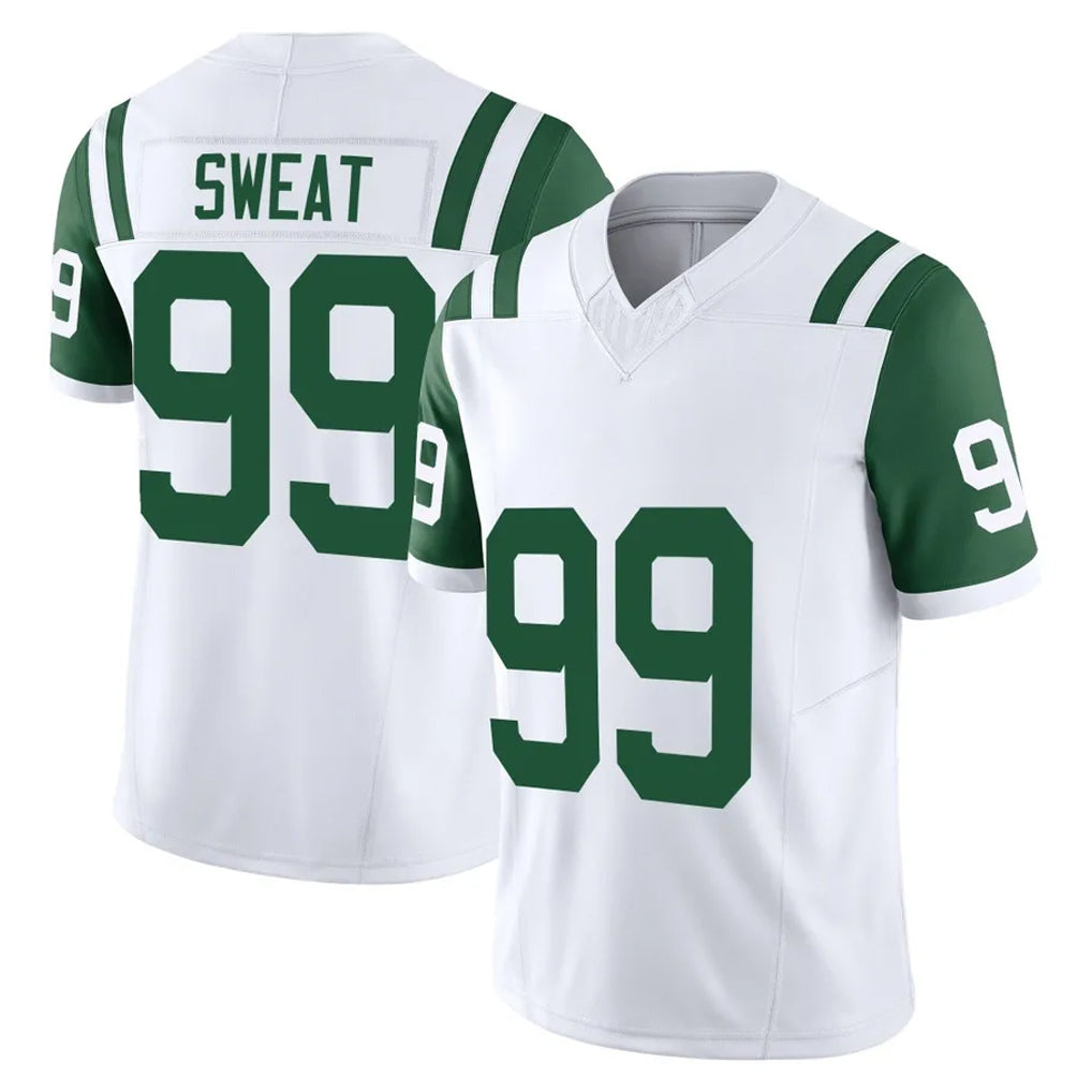Kieara NY.Jets #99 T'Vondre Sweat Player White Limited Classic Vapor F.U.S.E. Home Game Stitched Jerseys