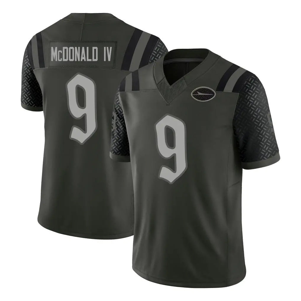 Kieara NY.Jets #9 Will McDonald IV Player Green Limited 2025 Rivalries Collection Home Game Stitched Jerseys