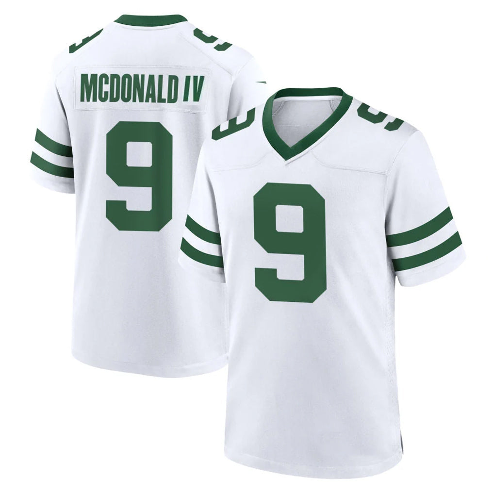 Kieara NY.Jets #9 Will McDonald IV Player White Legacy Home Game Stitched Jerseys