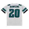 Kieara P.Eagles 1996 #20 Brian Dawkins Mitchell & Ness White Authentic Throwback Retired Player Stitched Puhic Jersey