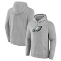 Kieara P.Eagles Gray LOGO Pullover Hoodies Home Game Blank Player Stitched Jerseys