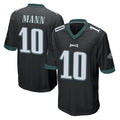 Kieara P.Eagles #10 Braden Mann Player Black Home Game Stitched Jerseys
