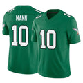 Kieara P.Eagles #10 Braden Mann Player Green Kelly Alternate Vapor F.U.S.E. Home Game Stitched Jerseys
