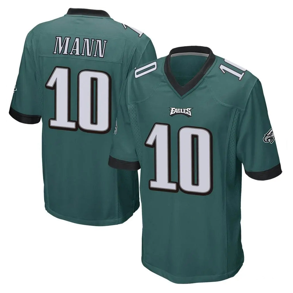 Kieara P.Eagles #10 Braden Mann Player Team Color Green Home Game Stitched Jerseys