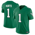 Kieara P.Eagles #1 Jalen Hurts Player Kelly Green Vapor F.U.S.E. Limited Stitched Jerseys
