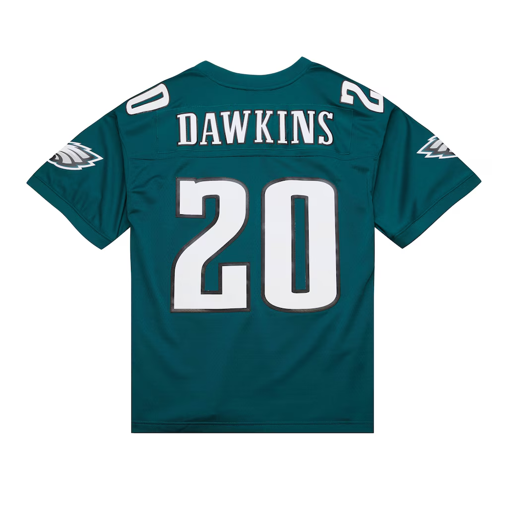 Kieara P.Eagles #20 Brian Dawkins Mitchell & Ness Green Legacy Replica Jersey