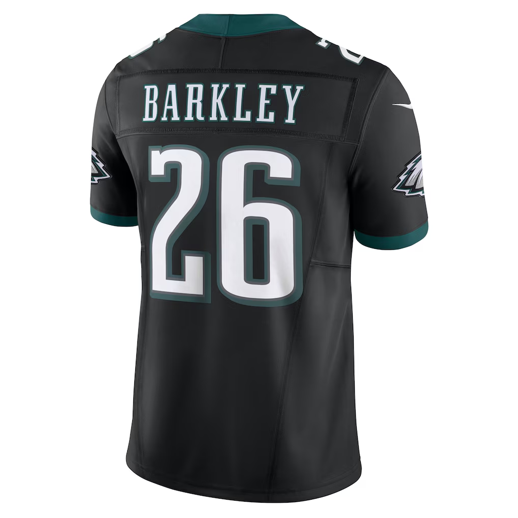 Kieara P.Eagles #26 Saquon Barkley Black Vapor F.U.S.E. Limited Stitched Jerseys