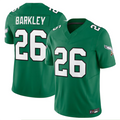Kieara P.Eagles #26 Saquon Barkley Player Kelly Green Vapor F.U.S.E. Limited Stitched Jerseys