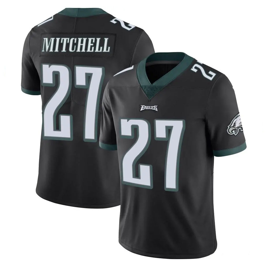 Kieara P.Eagles #27 Quinyon Mitchell Player Black Limited Vapor Untouchable Home Game Stitched Jerseys