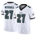 Kieara P.Eagles #27 Quinyon Mitchell Player White Limited Vapor F.U.S.E. Home Game Stitched Jerseys