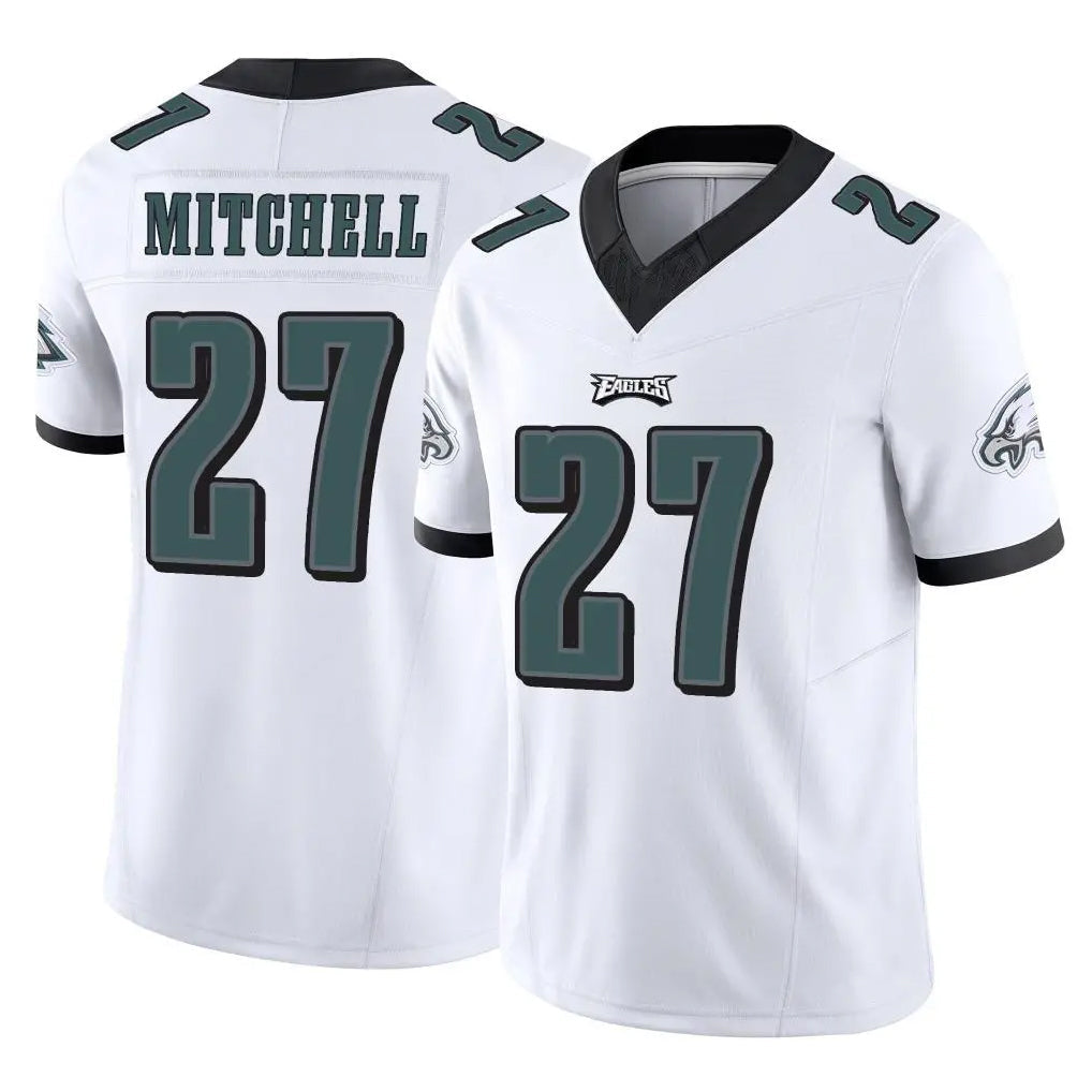 Kieara P.Eagles #27 Quinyon Mitchell Player White Limited Vapor F.U.S.E. Home Game Stitched Jerseys
