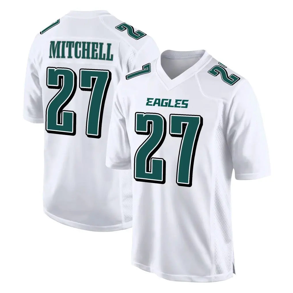 Kieara P.Eagles #27 Quinyon Mitchell Player White Tundra Fashion Home Game Stitched Jerseys