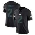 Kieara P.Eagles #2 Riq Woolen Player Limited Black Impact Home Game Stitched Jerseys