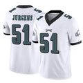 Kieara P.Eagles #51 Cam Jurgens Player White Limited Vapor F.U.S.E. Home Game Stitched Jerseys
