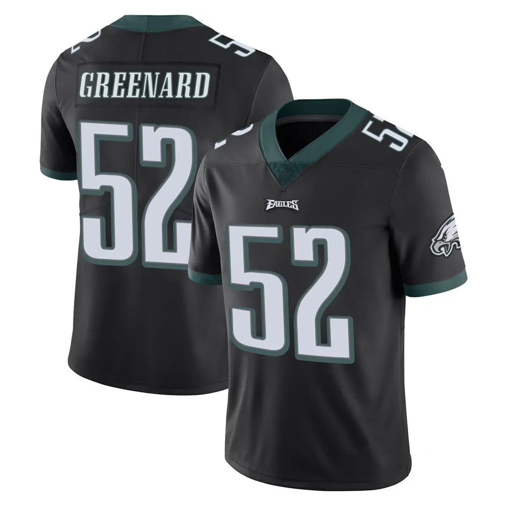 Kieara P.Eagles #52 Jonathan Greenard Player Black Limited Vapor Untouchable Home Game Stitched Jerseys
