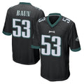Kieara P.Eagles #53 Zack Baun Player Black Home Game Stitched Jerseys