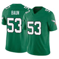 Kieara P.Eagles #53 Zack Baun Player Green Kelly Alternate Vapor F.U.S.E. Home Game Stitched Jerseys