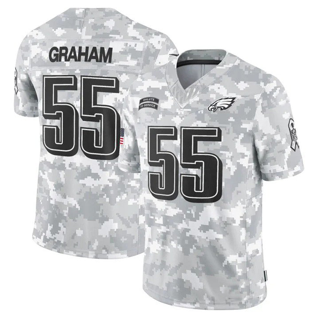 Kieara P.Eagles #55 Brandon Graham Player Arctic Camo Salute to Service Limited Stitched Jerseys