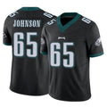 Kieara P.Eagles #65 Lane Johnson Player Black Limited Vapor F.U.S.E. Home Game Stitched Jerseys