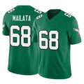 Kieara P.Eagles #68 Jordan Mailata Player Green Kelly Alternate Vapor F.U.S.E. Home Game Stitched Jerseys