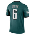 Kieara P.Eagles #6 DeVonta Smith Green Legend Player Performance Top Stitched Jerseys