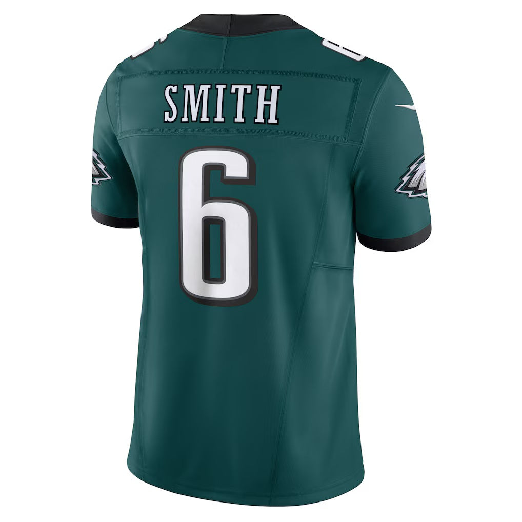 Kieara P.Eagles #6 DeVonta Smith Midnight Green Vapor F.U.S.E. Limited Stitched Jerseys