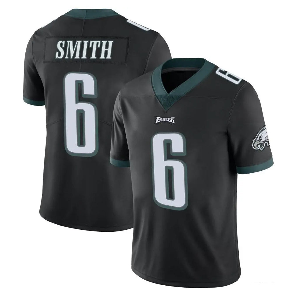 Kieara P.Eagles #6 DeVonta Smith Player Black Limited Vapor Untouchable Home Game Stitched Jerseys