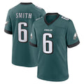 Kieara P.Eagles #6 DeVonta Smith Player Green Home Game Stitched Jerseys