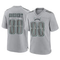 Kieara P.Eagles #88 Dallas Goedert Player Gray Atmosphere Fashion Home Game Stitched Jerseys