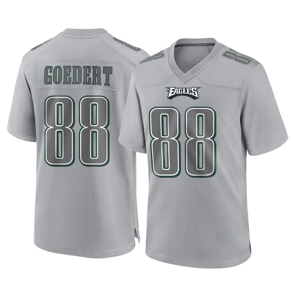 Kieara P.Eagles #88 Dallas Goedert Player Gray Atmosphere Fashion Home Game Stitched Jerseys