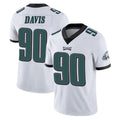 Kieara P.Eagles #90 Jordan Davis Player White Limited Vapor Untouchable Home Game Stitched Jerseys