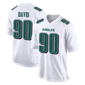 Kieara P.Eagles #90 Jordan Davis Player White Tundra Fashion Home Game Stitched Jerseys