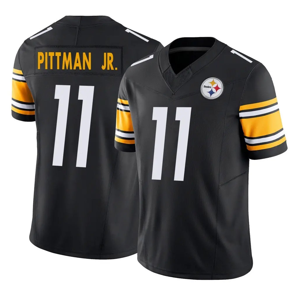 Kieara P.Steelers #11 Michael Pittman Jr. Player Black Limited Vapor F.U.S.E. Home Game Stitched Jerseys