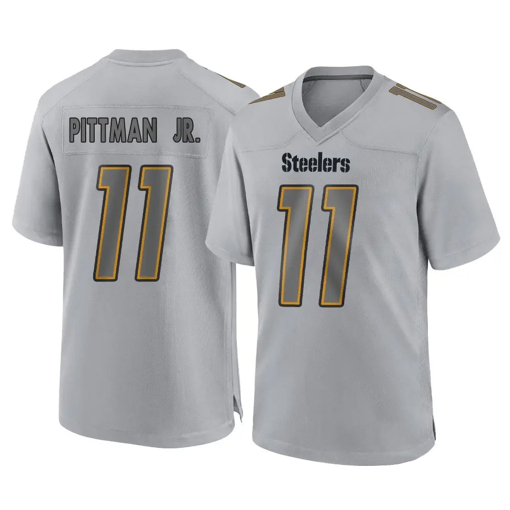 Kieara P.Steelers #11 Michael Pittman Jr. Player Gray Atmosphere Fashion Home Game Stitched Jerseys