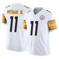 Kieara P.Steelers #11 Michael Pittman Jr. Player White Limited Vapor F.U.S.E. Home Game Stitched Jerseys