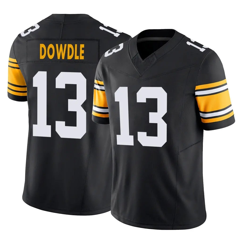 Kieara P.Steelers #13 Rico Dowdle Player Black Limited Alternate Vapor F.U.S.E. Home Game Stitched Jerseys