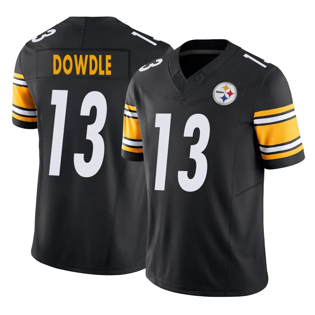 Kieara P.Steelers #13 Rico Dowdle Player Black Limited Vapor F.U.S.E. Home Game Stitched Jerseys