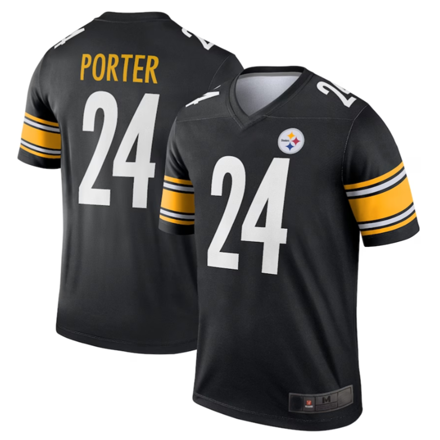 Kieara P.Steelers #24 Joey Porter Jr. Black Legend American Stitched Jerseys