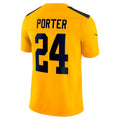 Kieara P.Steelers #24 Joey Porter Jr. Gold Alternate 1933 Throwback Vapor F.U.S.E. Limited Jerseys