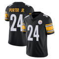 Kieara P.Steelers #24 Joey Porter Jr. Player Black Limited Vapor Untouchable Home Game Stitched Jerseys