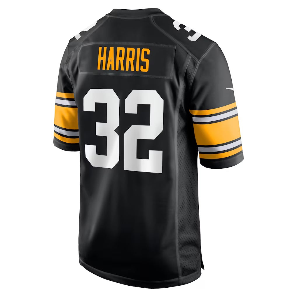 Kieara P.Steelers #32 Franco Harris Player Black Home Game Stitched Jerseys