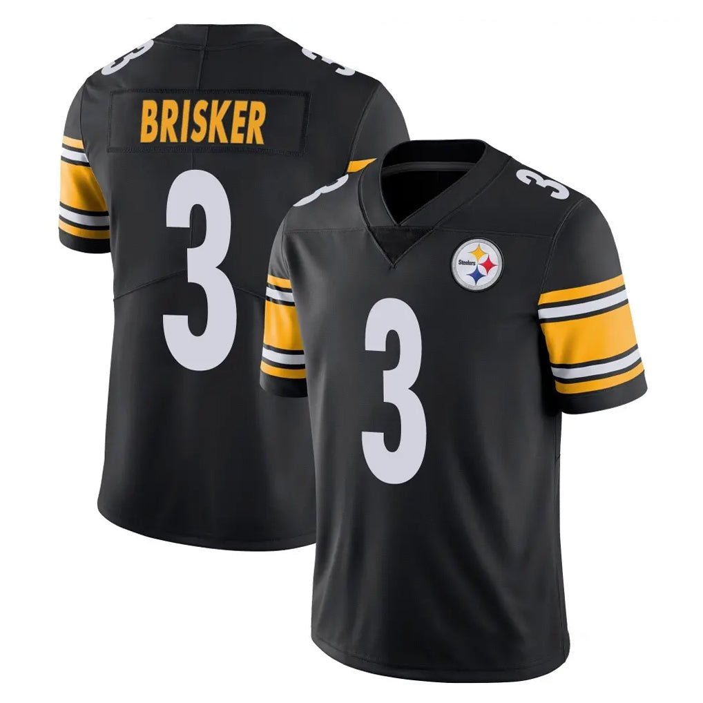 Kieara P.Steelers #3 Jaquan Brisker Player Black Limited Vapor Untouchable Home Game Stitched Jerseys
