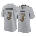 Kieara P.Steelers #3 Jaquan Brisker Player Gray Atmosphere Fashion Home Game Stitched Jerseys